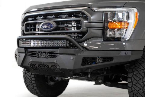 Addictive Desert Designs 2021 Ford F-150 HoneyBadger Front Bumper w/ Top Hoop - F197431040103