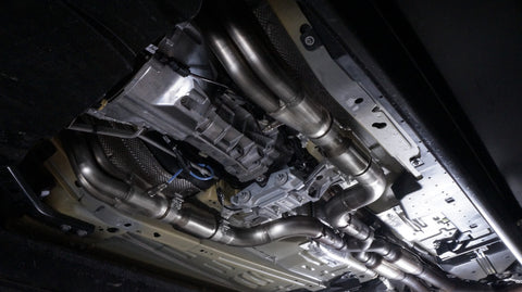 Stainless Works 2015+ Ford GT350 Headers 1-7/8in Primaries High-Flow Cats 3in Collectors - GT350HCAT