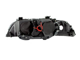 ANZO 1997-2001 BMW 5 Series Projector Headlights w/ Halo Chrome - 121018