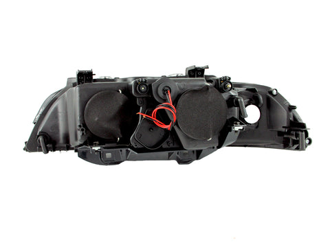 ANZO 1997-2001 BMW 5 Series Projector Headlights w/ Halo Chrome - 121018