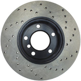 StopTech 08-10 BMW 128i Cross Drilled Right Front Rotor - 128.34077R