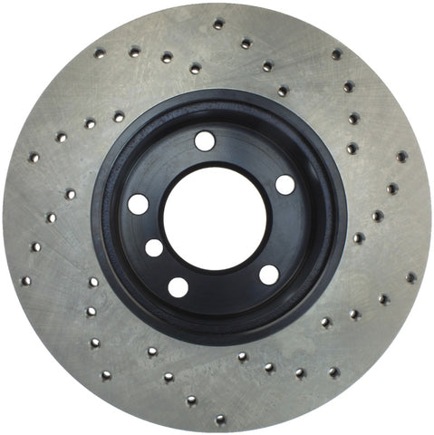 StopTech 08-10 BMW 128i Cross Drilled Right Front Rotor - 128.34077R