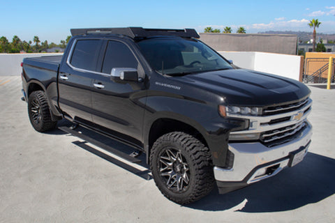 RealTruck 19-25 Chevy Silverado 1500 CC 4dr VoltStep Electric Running Board Kit - Tex. Blk - 20404887PC