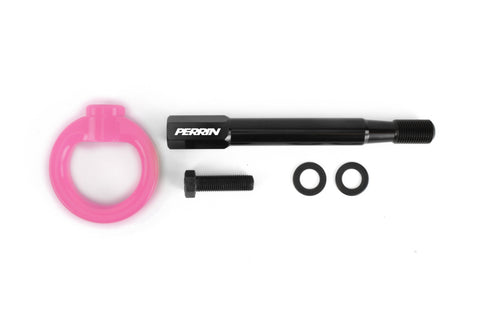 PERRIN 25-26 Subaru Forester (Bse/Ltd-Prem-Spt-Tour Incl. Hybrid/Wldrns) FR Tow Hook Kit - Hyp Pink - PSP-BDY-238HP
