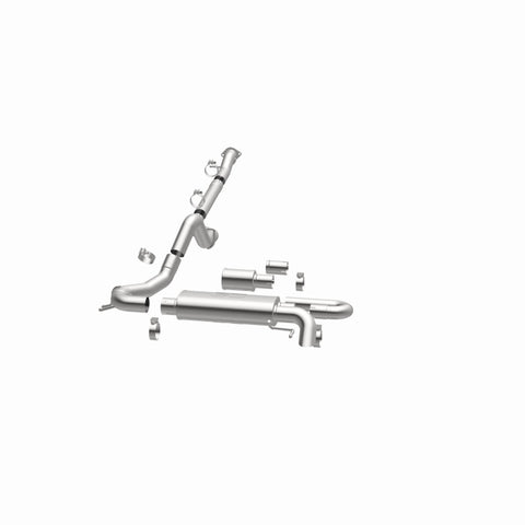 MagnaFlow 2021 Ford Bronco Overland Series Cat-Back Exhaust w/ Single Straight Driver Exit- No Tip - 19559