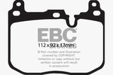 EBC 14+ BMW i8 1.5 Turbo/Electric Yellowstuff Front Brake Pads - DP42130R