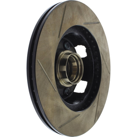 StopTech 64-67 Ford Mustang Cryo Slotted Front Left Sport Brake Rotor - 126.61053CSL