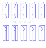 King Toyota 4AGE/4AGZE 16V 1.6L (Size STD) Performance Main Bearing Set - MB5527XP