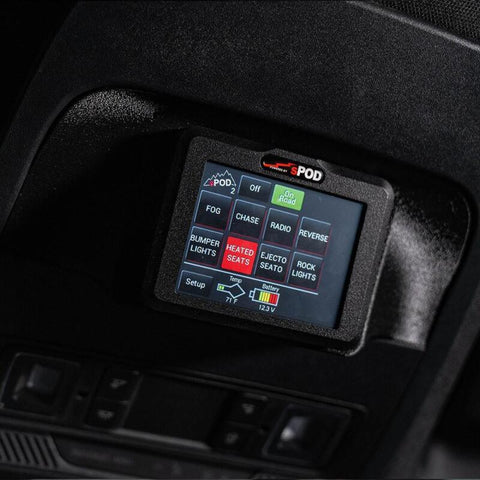 sPOD 2023+ Ford F250/F350 Super Duty BantamX Touchscreen Vehicle Power Management Kit - 870140