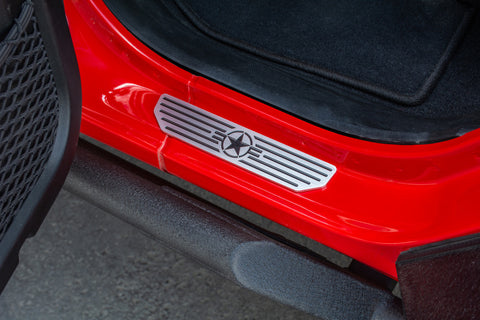 DV8 Offroad 2018-2019 Jeep Gladiator JL Front Sill Plates - D-JL-180014-STR2