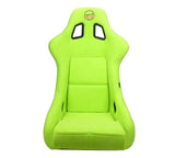 NRG FRP Bucket Seat PRISMA Edition - Medium (Neon Green/ Pearlized Back) - FRP-303NG-PRISMA