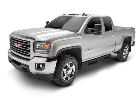 N-Fab Podium LG 15-16 Chevy/GMC 2500/3500 Double Cab All Beds - Tex Black - 3in - HPC1573QC-TX