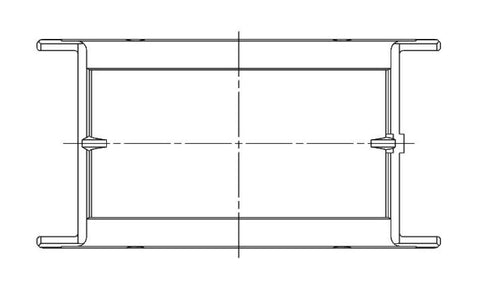 ACL Chevy 262/267/302/305/307/327/350 Race Series Standard Size Main Bearing Set - CT-1 Coated - 5M909HXC-STD