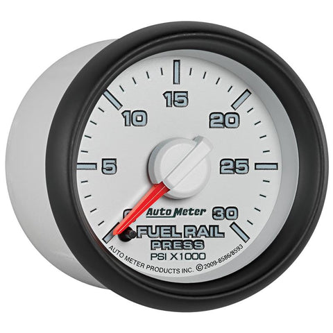 Autometer Factory Match Diesel Fuel Rail Pressure Gauge 52.4mm 0-30K PSI SE, Cummins 6.7 L, Dodge - 8593