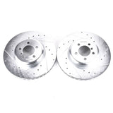 Power Stop 13-15 BMW 335i Front Evolution Drilled & Slotted Rotors - Pair - EBR1438XPR