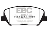 EBC 16+ Hyundai Veloster 1.6 Turbo Ultimax2 Front Brake Pads - UD1827