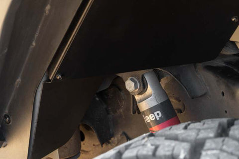 DV8 Offroad 20-24 Jeep Gladiator JT Rear Inner Fender Liners - Satin Black - INFEND-07RB