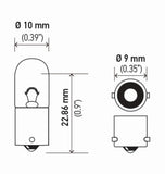 Hella Bulb 3893 12V 4W Ba9S T275 - 3893SB