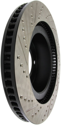 StopTech 07-09 Toyota Tundra / 08-09 Toyota Sequoia Front Left Slotted & Drilled Rotor - 127.44156L