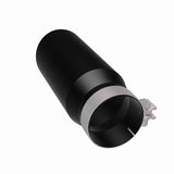 MagnaFlow Tip Stainless Black Coated Single Wall Round Single Outlet 5in Dia 4in Inlet 13in L - 35238
