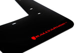Rally Armor 2023 Toyota GR Corolla Black UR Mud Flap w/ Red Logo - MF89-UR-BLK-RD