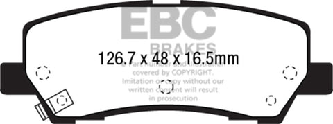 EBC brake Ultimax2 brake Pads - UD1793