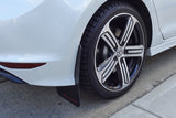Rally Armor 15-17.5 MKVII VW Golf R Black UR Mud Flap w/Red Logo - MF40-UR-BLK/RD