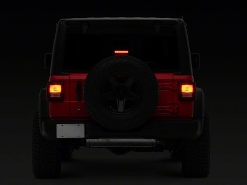 Raxiom18-23 Jeep Wrangler JL Axial Series Hyper Flash LED Third Brake Light- Smoked - J140396-JL