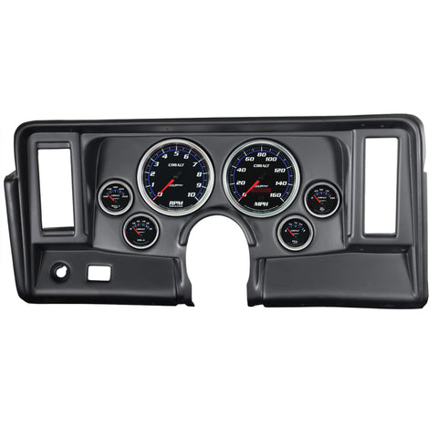 Autometer Cobalt 69-76 Nova Dash Kit 6pc Tach / MPH / Fuel / Oil / WTMP / Volt - 7024-CB