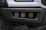 Diode Dynamics 17-20 Ford Raptor SS3 LED Fog Light Kit - Yellow Max - DD7361