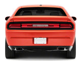 Raxiom 08-14 Dodge Challenger LED Tail Lights- Chrome Housing - Red/Clear Lens - CH3005