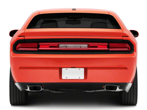 Raxiom 08-14 Dodge Challenger LED Tail Lights- Chrome Housing - Red/Clear Lens - CH3005