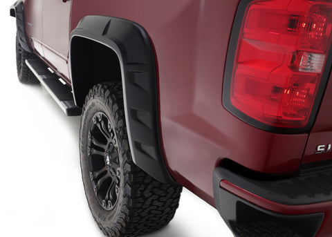 Bushwacker 2019 Chevrolet Silverado 1500 w/ 69.3in Fleetside Bed DRT Style Flares 4pc - Black - 40944-02