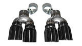 Corsa 2016-2019 Cadillac ATS 3.6T 4in Inlet / 4in Outlet Twin Black Tip Kit (For Corsa Exhaust Only) - 14479BLK