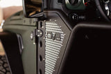 DV8 Offroad Jeep 18+ Wrangler JL / 20+ Gladiator JT Front Rock Doors w/ Perforated Aluminum Mesh - RDJL-01F