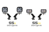 Diode Dynamics 19-21 Ford Ranger Stage Series 2in LED Ditch Light Kit - Sport Yellow Combo - DD6588