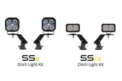 Diode Dynamics 19-21 Ford Ranger Stage Series 2in LED Ditch Light Kit - Sport Yellow Combo - DD6588