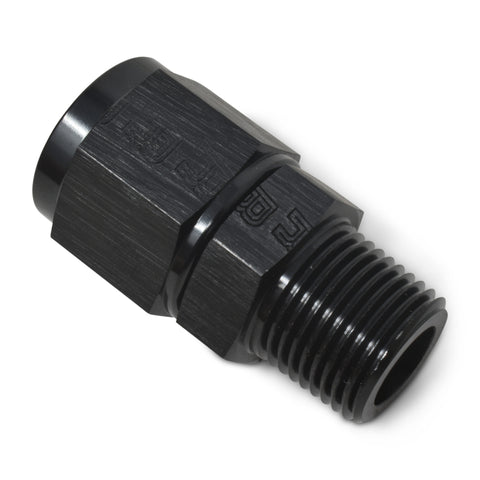 Russell Performance Straight AN Female to Male NPT (Black) - 614225