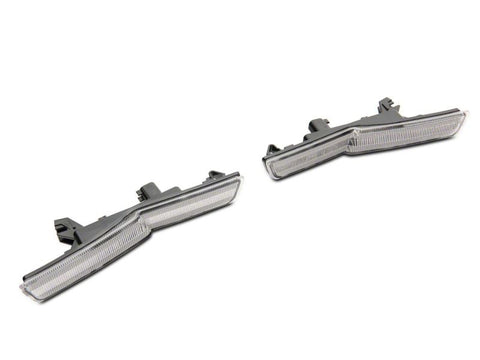 Raxiom 18-23 Dodge Challenger Widebody Axial Series LED Side Marker Lights Front and Rear- Clear - CH15222