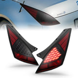 ANZO 2003-2005 Nissan 350Z LED Taillights Smoke - 321254