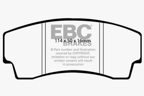 EBC 99-02 Noble M12 2.6 Twin Turbo Yellowstuff Rear Brake Pads - DP4008R