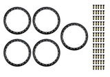 Ford Racing 2021+ Bronco Beadlock Trim Ring Kit - Gray - M-1021K-BLG
