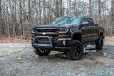 Lund 07-17 Chevy Silverado 1500 Bull Bar w/Light & Wiring - Black - 47121214