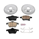 Power Stop 99-03 Saab 9-3 Front Z23 Evolution Sport Brake Kit - K834