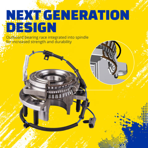 MOOG 17-22 Ford F-250 Super Duty Front Wheel Hub & Bearing Assembly - 515183