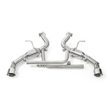 Mishimoto 2016+ Chevrolet Camaro SS Dual-Tip Pro Axle Back Exhaust w/ Polished Tips - MMEXH-CAM8-16ADTPP