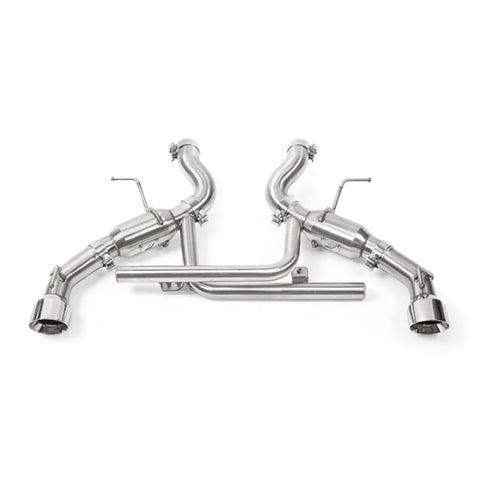 Mishimoto 2016+ Chevrolet Camaro SS Dual-Tip Pro Axle Back Exhaust w/ Polished Tips - MMEXH-CAM8-16ADTPP