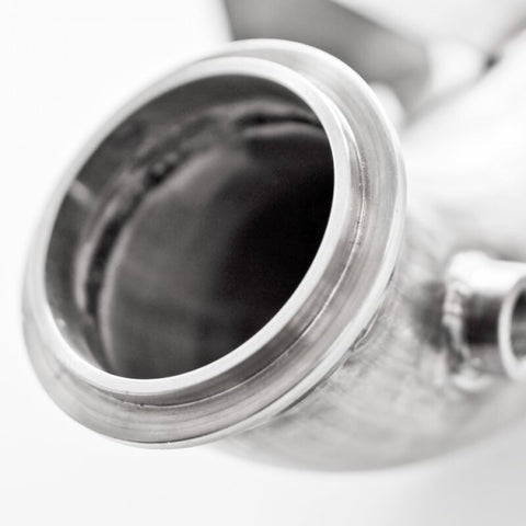 Stainless Works 2013-18 Ford Focus ST 3in High-Flow Cats Downpipe Factory Connection - FC13DPCAT