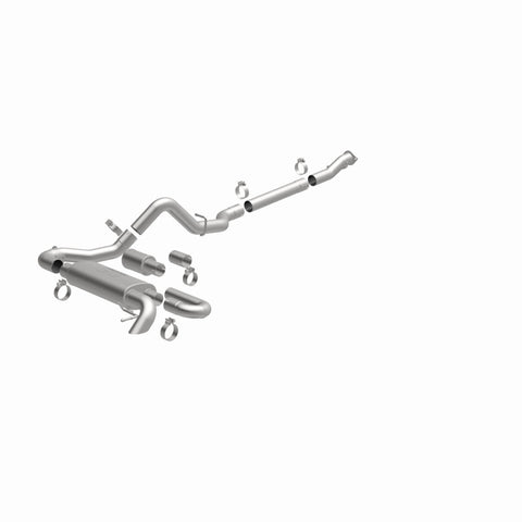 MagnaFlow 2021 Ford Bronco Overland Series Cat-Back Exhaust w/ Single Straight Driver Exit- No Tip - 19559