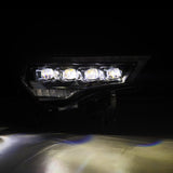 AlphaRex 14-22 Toyota 4Runner (2021 Req. Conv) NOVA LED Proj HL Blk w/Actv Light & Seq. Sig + SB DRL - 880808